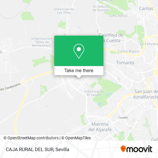 mapa CAJA RURAL DEL SUR