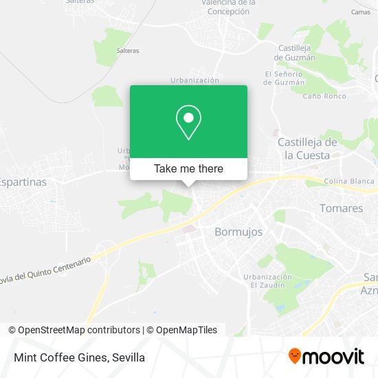 mapa Mint Coffee Gines