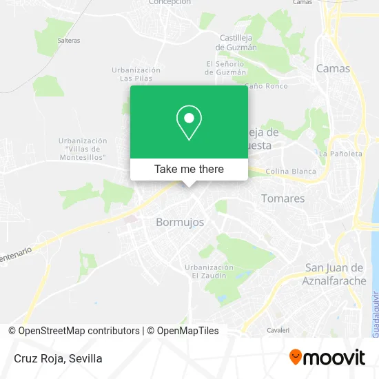 Cruz Roja map