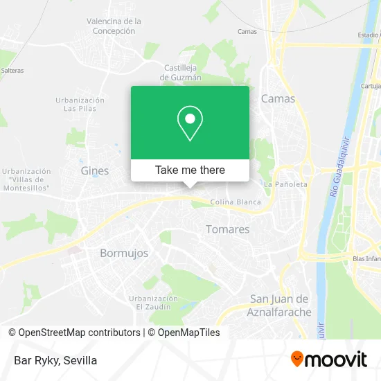 Bar Ryky map