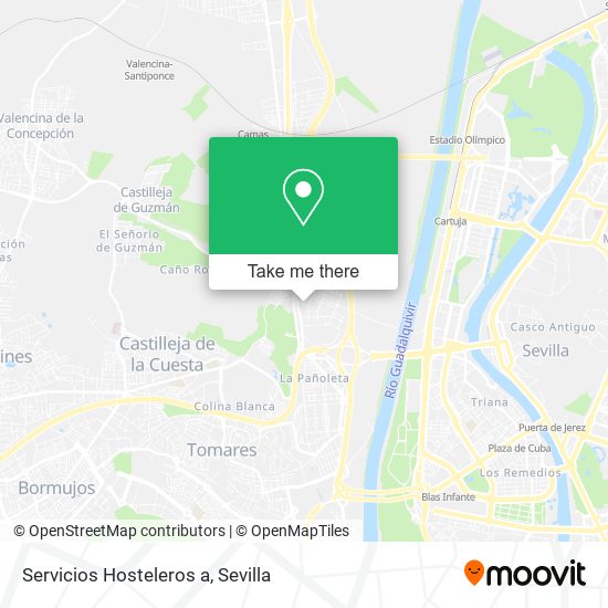Servicios Hosteleros a map