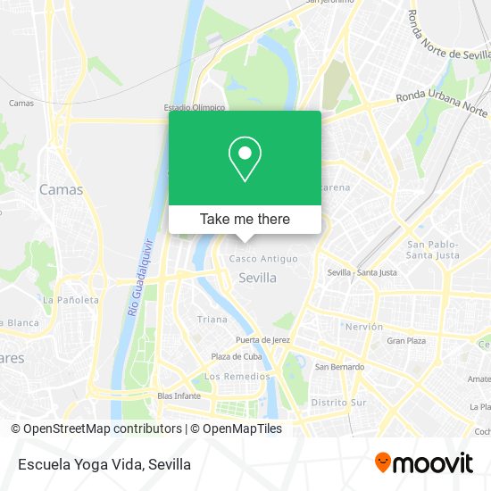 mapa Escuela Yoga Vida