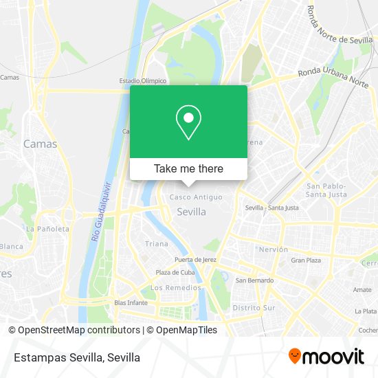 mapa Estampas Sevilla