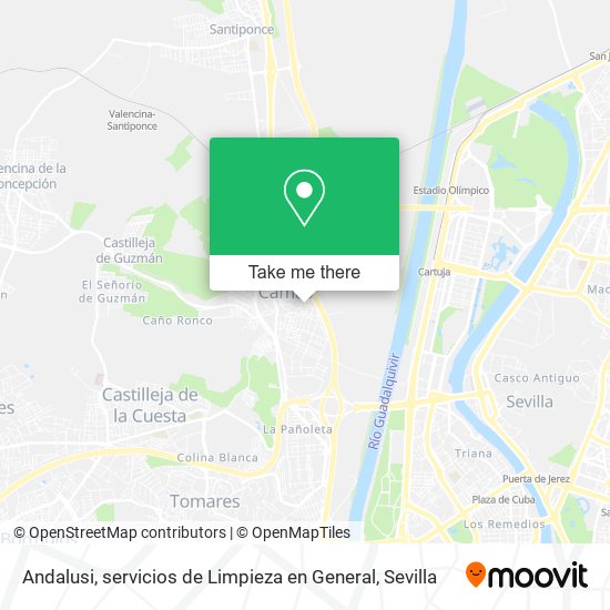 Andalusi, servicios de Limpieza en General map
