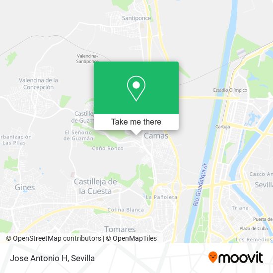 Jose Antonio H map