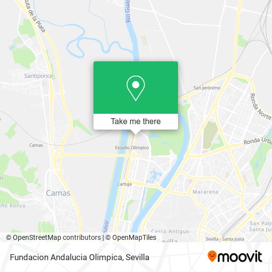 mapa Fundacion Andalucia Olimpica