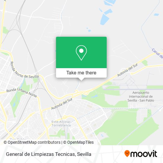 General de Limpiezas Tecnicas map