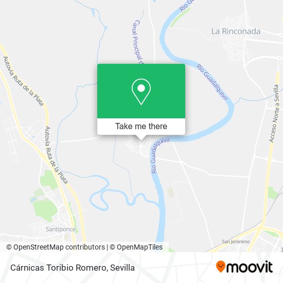 Cárnicas Toribio Romero map