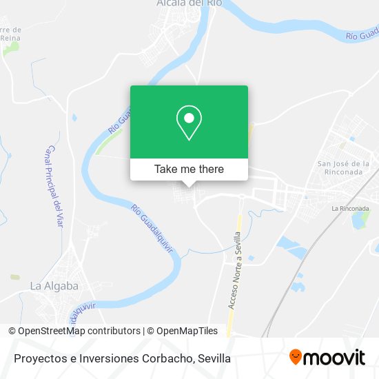 Proyectos e Inversiones Corbacho map