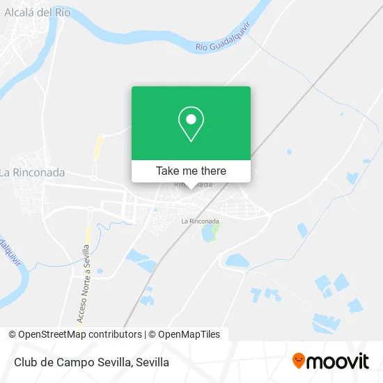 Club de Campo Sevilla map