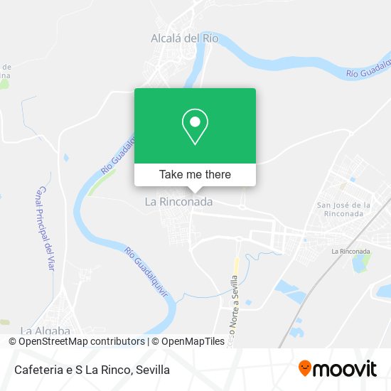 Cafeteria e S La Rinco map