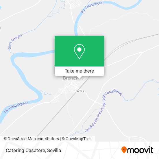 Catering Casatere map