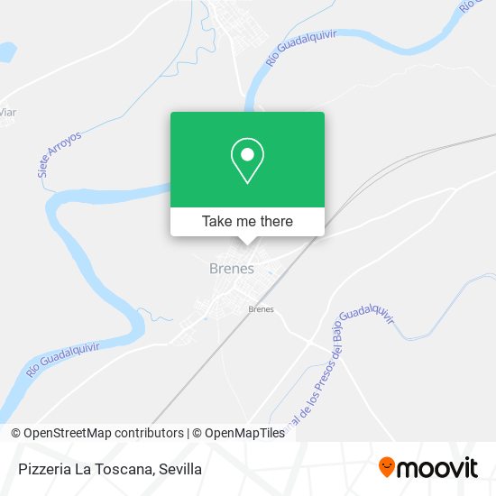 Pizzeria La Toscana map