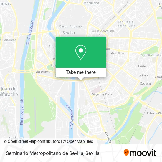 Seminario Metropolitano de Sevilla map