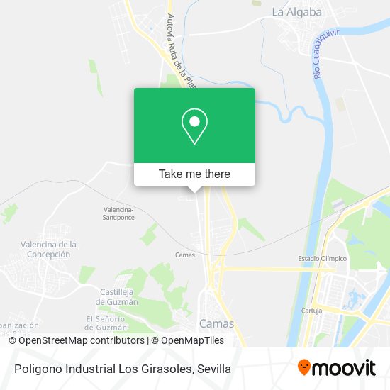 Poligono Industrial Los Girasoles map