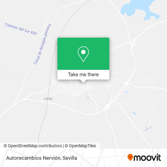 Autorecambios Nervión map