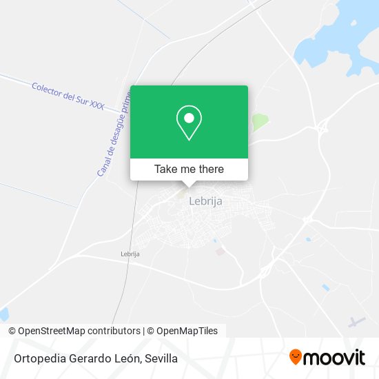 Ortopedia Gerardo León map