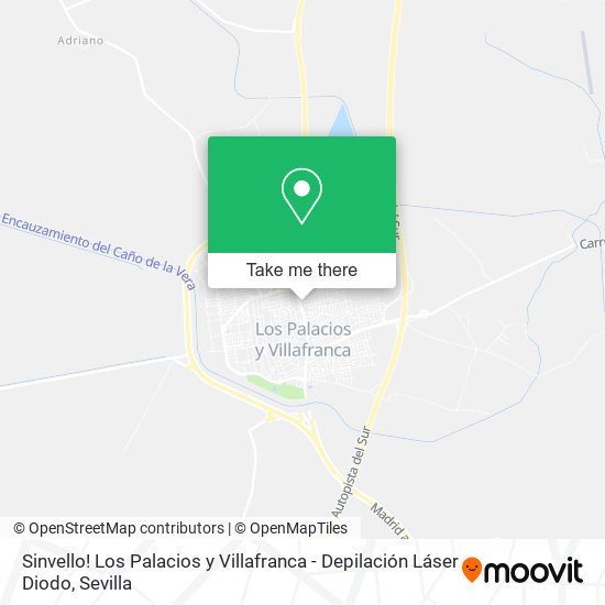 Sinvello! Los Palacios y Villafranca - Depilación Láser Diodo map