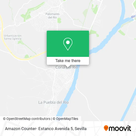 Amazon Counter- Estanco Avenida 5 map