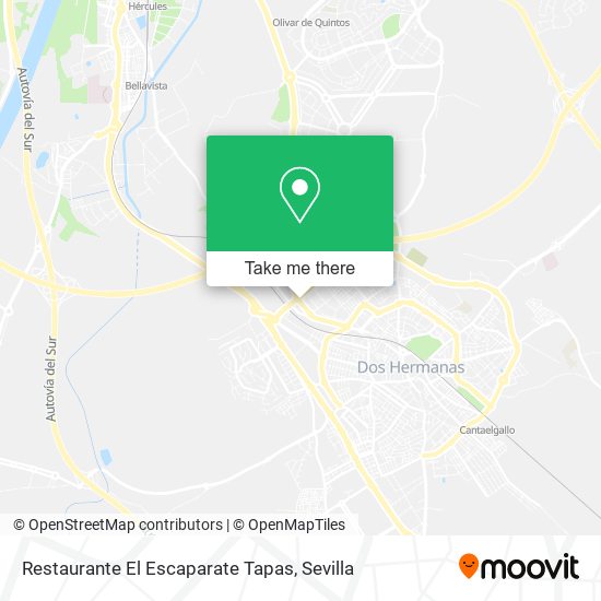 Restaurante El Escaparate Tapas map