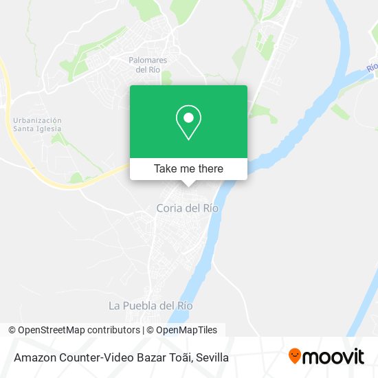 Amazon Counter-Video Bazar Toãi map