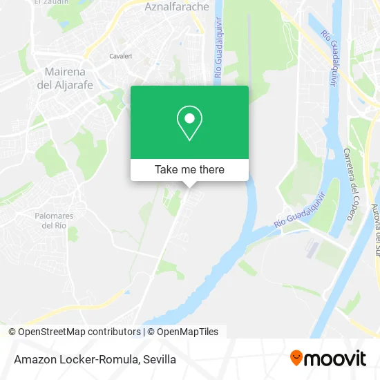 Amazon Locker-Romula map