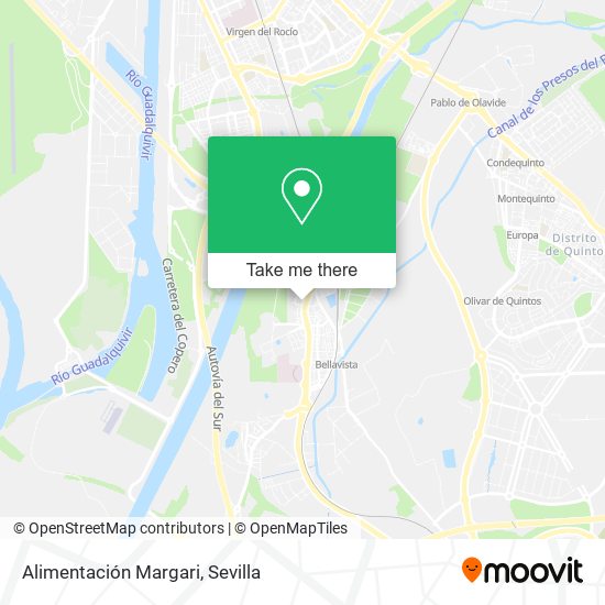 Alimentación Margari map