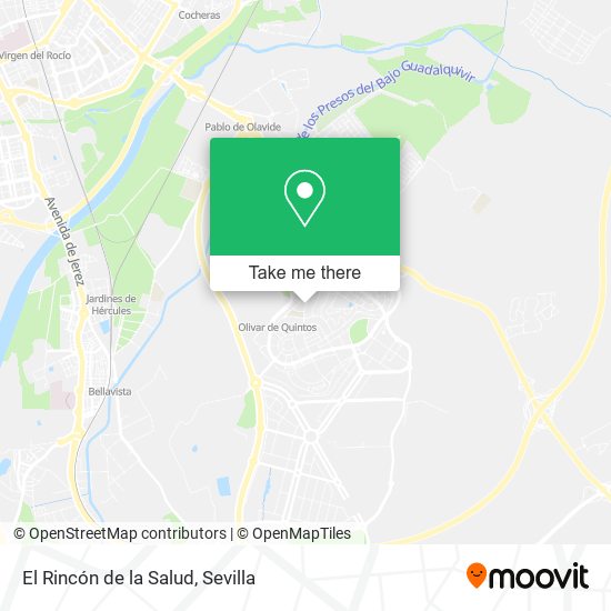 El Rincón de la Salud map