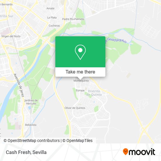 Cash Fresh map