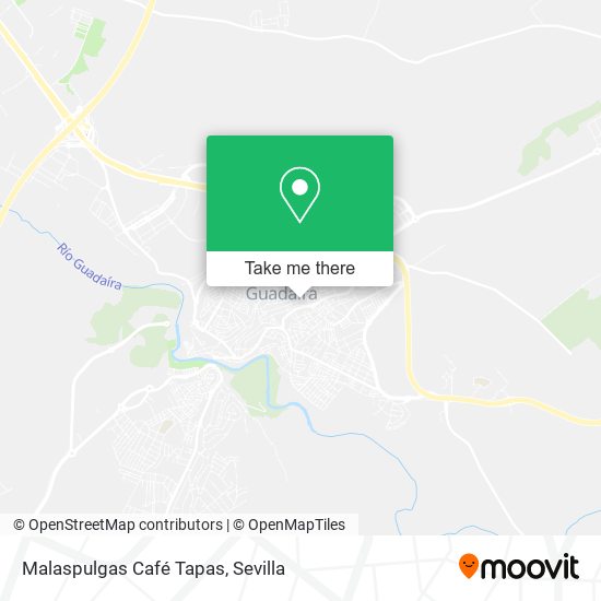 mapa Malaspulgas Café Tapas
