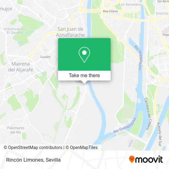 Rincón Limones map