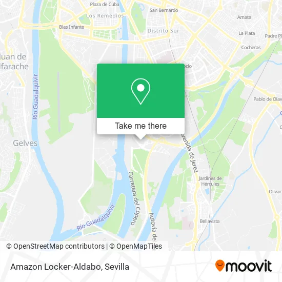 Amazon Locker-Aldabo map