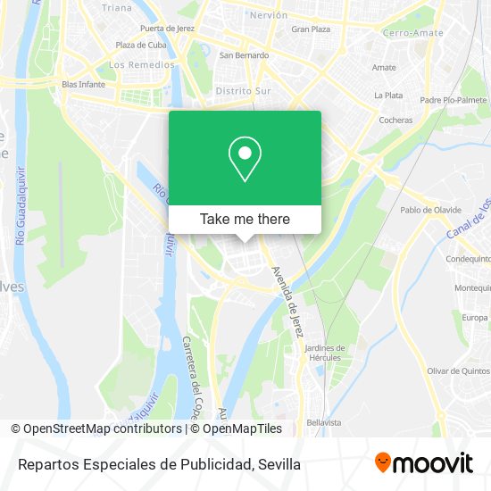 mapa Repartos Especiales de Publicidad