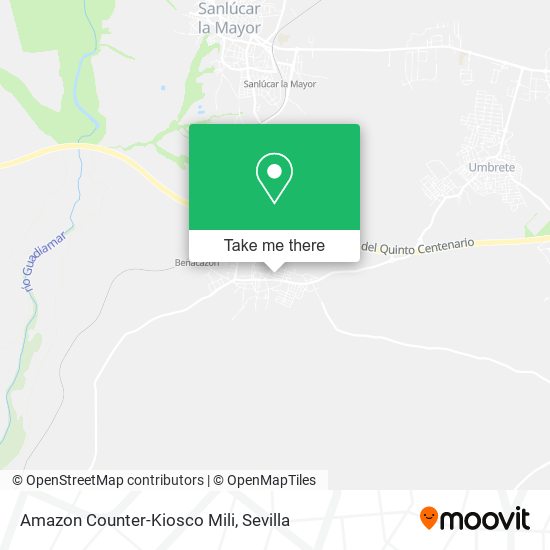 Amazon Counter-Kiosco Mili map