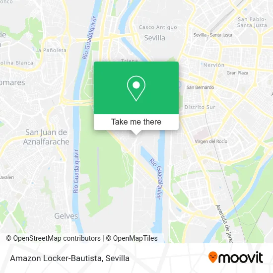 Amazon Locker-Bautista map