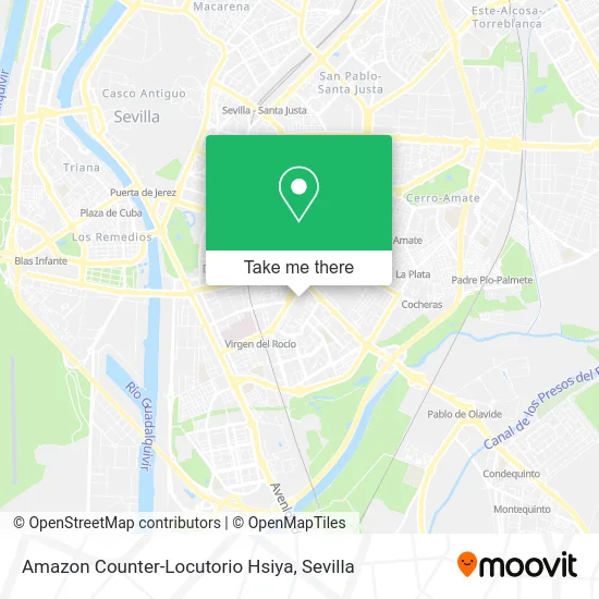 Amazon Counter-Locutorio Hsiya map