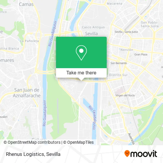 Rhenus Logistics map