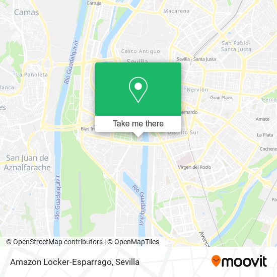 mapa Amazon Locker-Esparrago