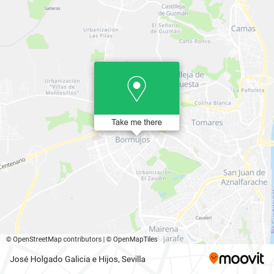 mapa José Holgado Galicia e Hijos