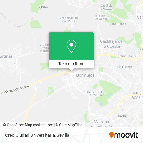 Cred Ciudad Universitaria map