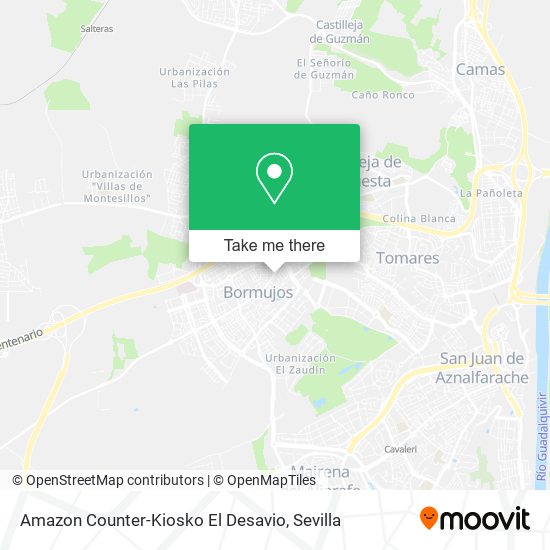 Amazon Counter-Kiosko El Desavio map