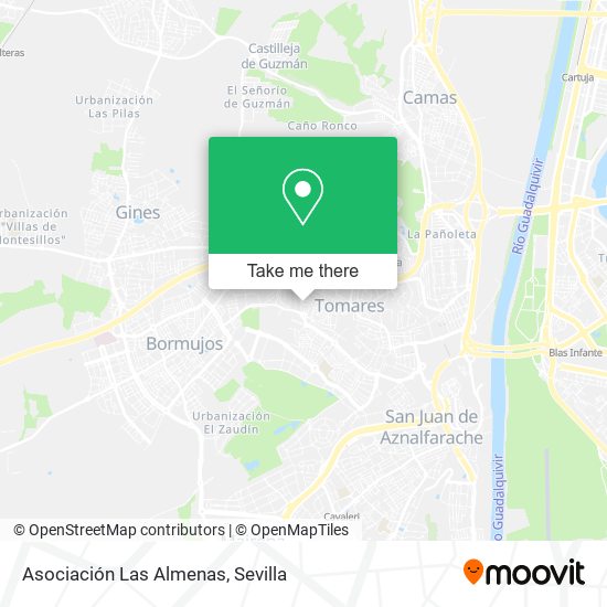 Asociación Las Almenas map