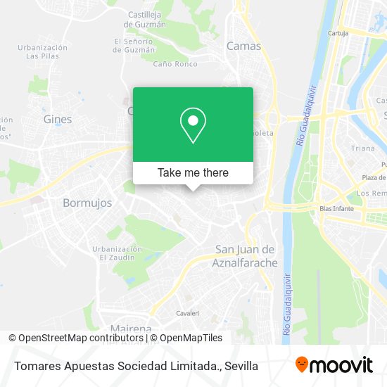 Tomares Apuestas Sociedad Limitada. map