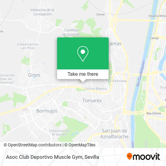 mapa Asoc Club Deportivo Muscle Gym