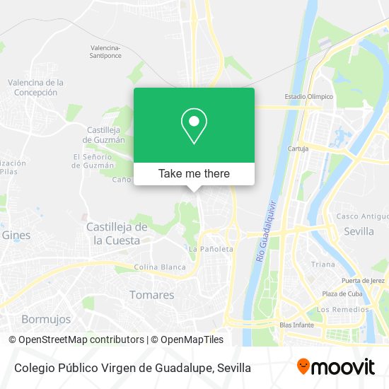 Colegio Público Virgen de Guadalupe map