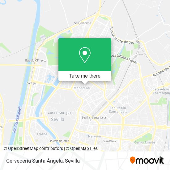 Cervecería Santa Ángela map