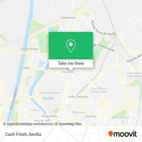 Cash Fresh map