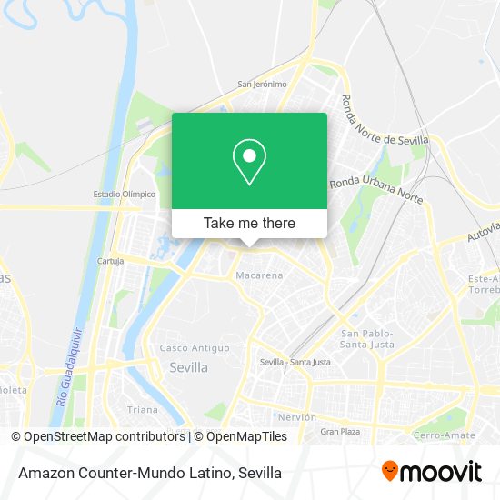 Amazon Counter-Mundo Latino map