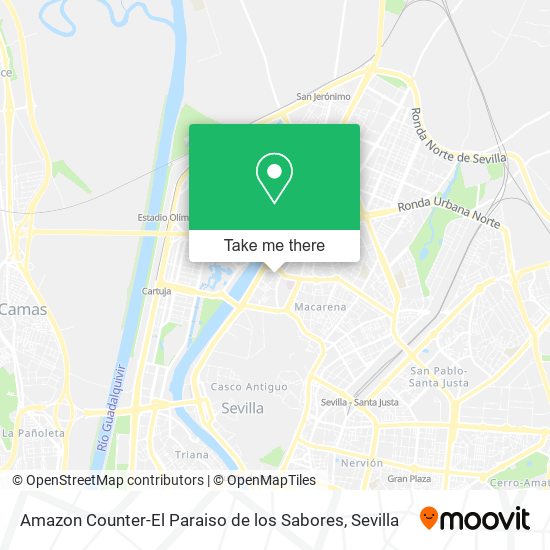 mapa Amazon Counter-El Paraiso de los Sabores