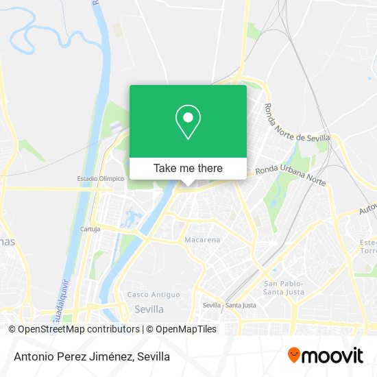 Antonio Perez Jiménez map